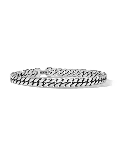 David Yurman Sterling Silver Curb Chain Bracelet