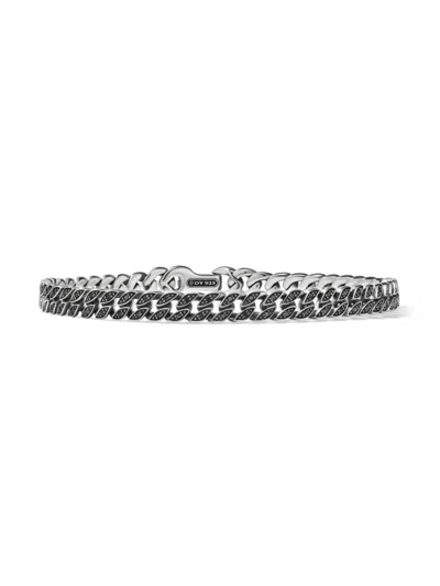David Yurman Men's Curb Chain Bracelet In Sterling Silver In Ss