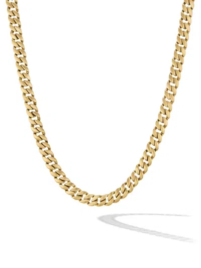 David Yurman Men's Curb Chain Necklace In 18k Yellow Gold, 6mm