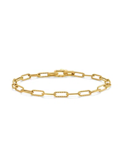 David Yurman Men's Dy Madison Chain Bracelet In 18k Yellow Gold, 4mm