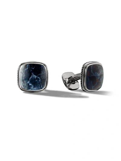 David Yurman Men's Exotic Stone Cufflinks In Pietersite