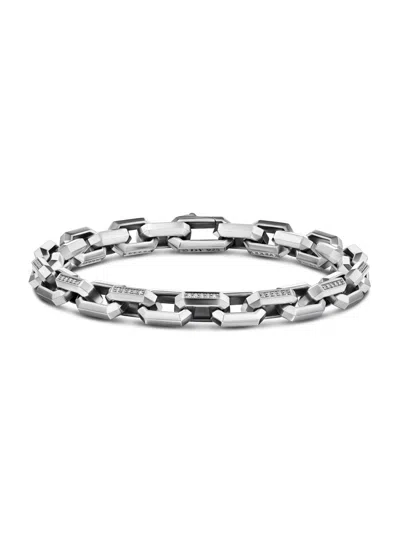 David Yurman Men's Heirloom Chain Link Bracelet In Sterling Silver