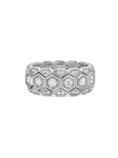 David Yurman Men's Hex Stack Ring In Sterling Silver