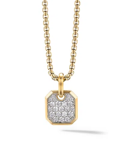 David Yurman Men's Roman Amulet In 18k Yellow Gold
