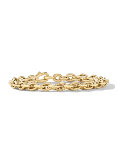 David Yurman Men's Shipwreck Chain Bracelet In 18k Yellow Gold