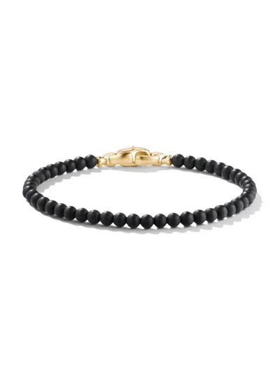 David Yurman Spiritual Beads Bracelet In Black Onyx