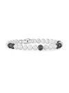 David Yurman Men's Spiritual Beads Bracelet In Sterling Silver In Pearl