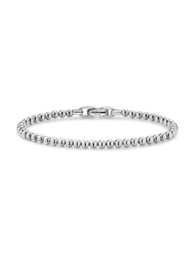 David Yurman Men's Spiritual Beads Metal Bead Bracelet In Sterling Silver, 4mm