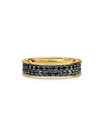 David Yurman Men's Streamline Band Ring In 18k Yellow Gold