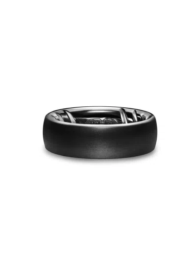 David Yurman Men's Streamline Band Ring In Black Titanium, 7.6mm