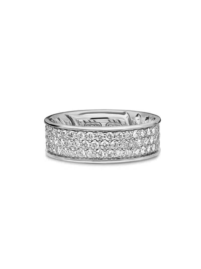 David Yurman Men's Streamline Band Ring In Sterling Silver In Metallic