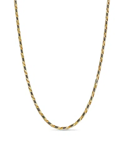 David Yurman Men's Streamline Faceted Chain Necklace In 18k Yellow Gold