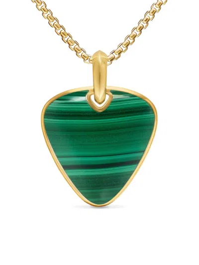 David Yurman Men's Streamline Pick Amulet In 18k Yellow Gold