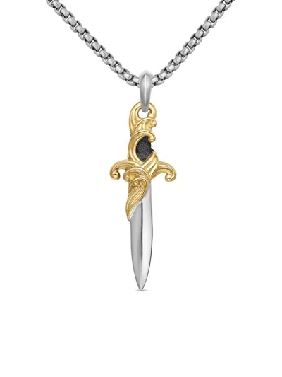 David Yurman Men's Waves Dagger Amulet In Sterling Silver