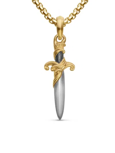 David Yurman Men's Waves Dagger Amulet In Sterling Silver