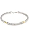 DAVID YURMAN DAVID YURMAN METRO SILVER & 14K NECKLACE (AUTHENTIC PRE-OWNED)