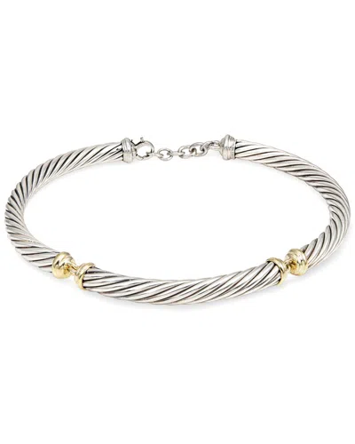 DAVID YURMAN DAVID YURMAN METRO SILVER & 14K NECKLACE (AUTHENTIC PRE-LOVED)