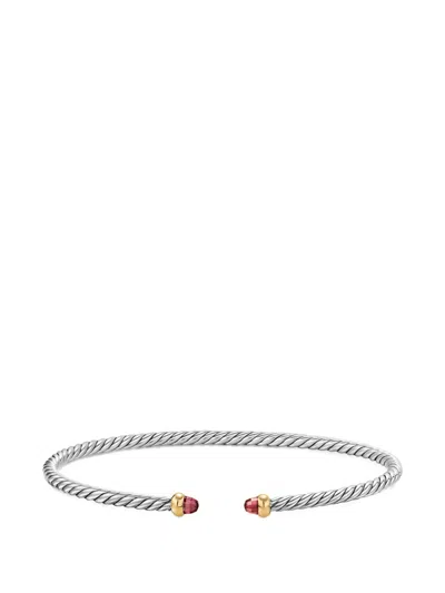 David Yurman Micro Cable Flex® Bracelet In Gray