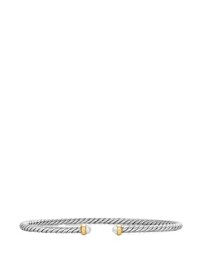 David Yurman Micro Cable Flex® Bracelet In Silver