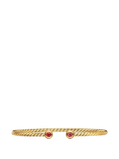 David Yurman Micro Cablespira® Flex Bracelet In Gold