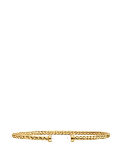 David Yurman Micro Cablespira® Flex Bracelet In Gold