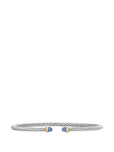 David Yurman Micro Cablespira® Flex Bracelet In Silver