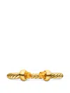 David Yurman Micro Cablespira® Flex Open Ring In Gold