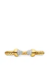 David Yurman Micro Cablespira® Flex Open Ring In Gold