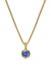 David Yurman Mini Cushion Cut Amulet In Pattern