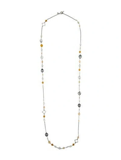 Pre-owned David Yurman Multistone Bijoux Station Necklace, 40"