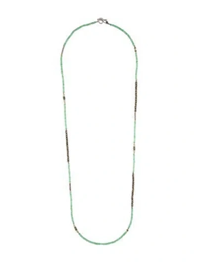 Pre-owned David Yurman Multistone Tweejoux Bead Strand Necklace, 36"