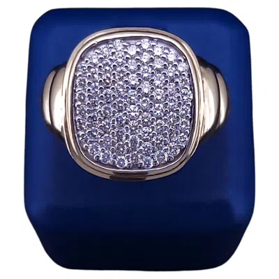 Pre-owned David Yurman Noblesse Diamond Ring Size 6 In Multi