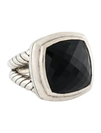 Pre-owned David Yurman Onyx Albion® Ring In Multi