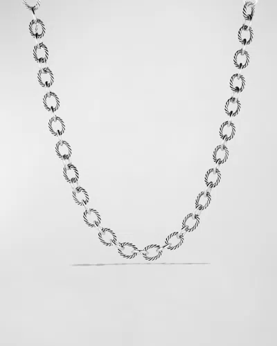 David Yurman Women's Large Oval Link Necklace In Silver