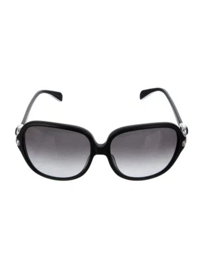Pre-owned David Yurman Oversize Gradient Sunglasses In Black