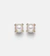 David Yurman Pearl Classics 18kt Gold Earrings With Pearls And Diamonds In Gold