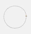 David Yurman Pearl Classics 18kt Gold Necklace With Pearls In Multi