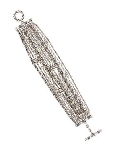 Pre-owned David Yurman Pearl Multistrand Bracelet