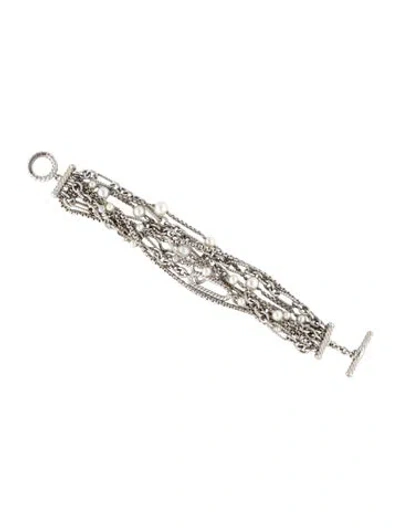 Pre-owned David Yurman Pearl Multistrand Bracelet