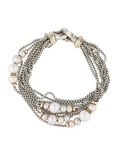 Pre-owned David Yurman Pearl Multistrand Bracelet