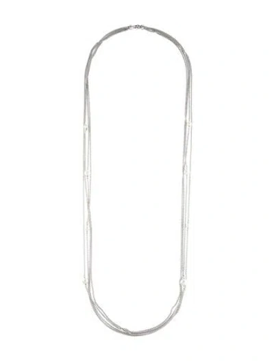 Pre-owned David Yurman Pearl Multistrand Necklace, 36"