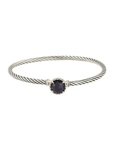 Pre-owned David Yurman Petite Chatelaine Dome Bracelet, 6.5" In Multi