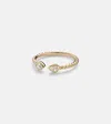 David Yurman Petite Modern Renaissance 18kt Gold Ring With Diamonds In Gold