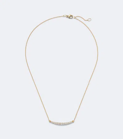 David Yurman Petite Pavé 18kt Gold Necklace With Diamonds