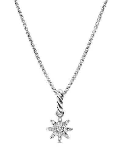 David Yurman Petite Starburst Amulet In Red
