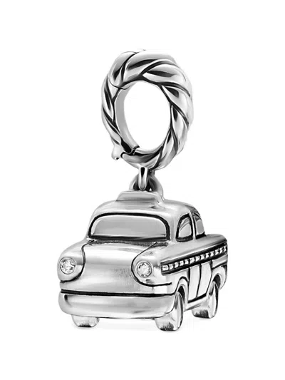 David Yurman Petite Taxi Amulet In Metallic