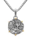David Yurman Poseidon Amulet In Silver