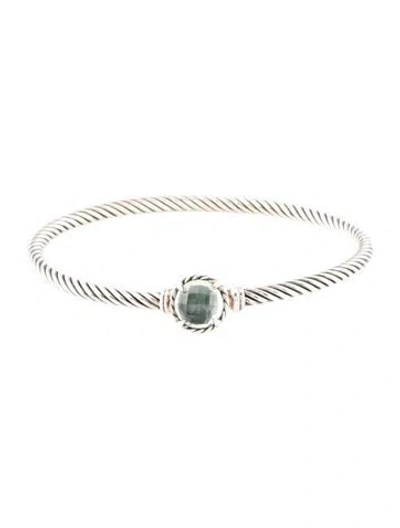 Pre-owned David Yurman Quartz Petite Chatelaine Bracelet, 6.5" In Multi