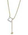 David Yurman Quatrefoil 18k 0.50 Ct. Tw. Diamond Necklace (authentic Pre-loved) In Gold