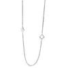 David Yurman Quatrefoil Necklace In Sterling Silver In Silver